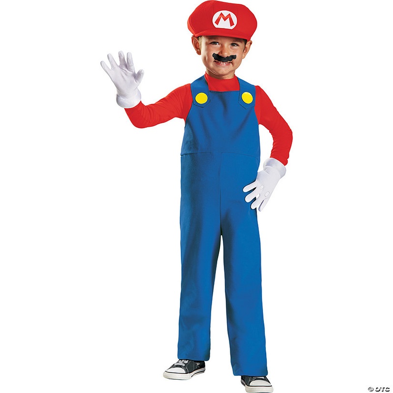 Toddler Super Mario Bros. Mario Jumpsuit Costume – 2T