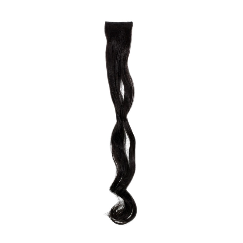 2 Clips Extension strand wavy 65 cm Black YZF-P2C25-2