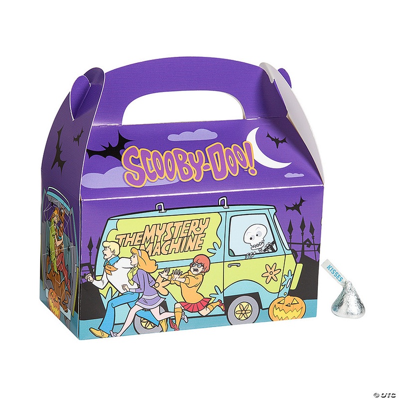 6 1/4 x 6 Scooby-Doo! Halloween Favor Boxes – 12 Pc.
