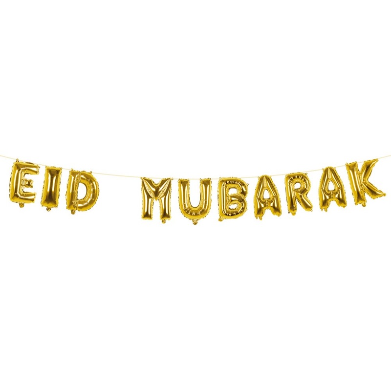 Eid Mubarak balloon garland