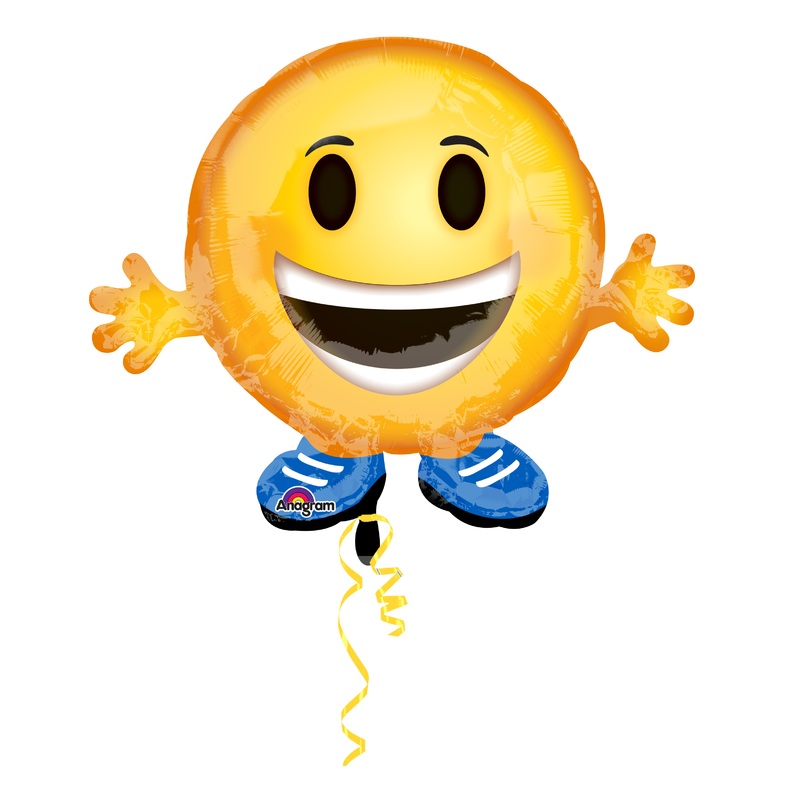 Foil balloon happy smiley buddy