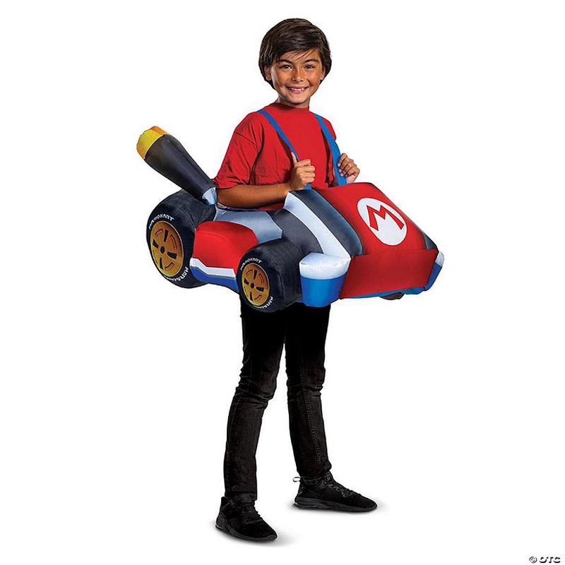 Mario Kart Mario Inflatable Child Costume  One Size