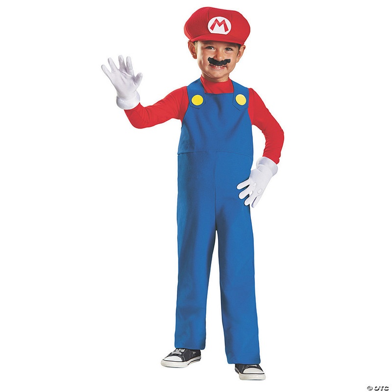 Toddler Super Mario Bros. Classic Mario Costume – Medium 3T-4T