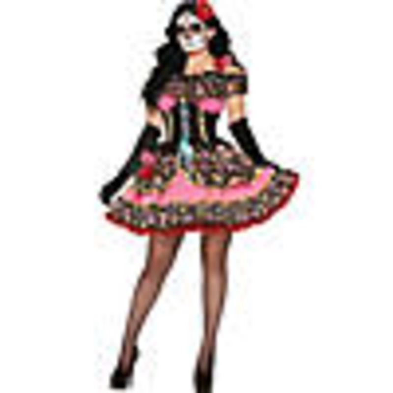 Womens Day of the Dead Senorita Costume