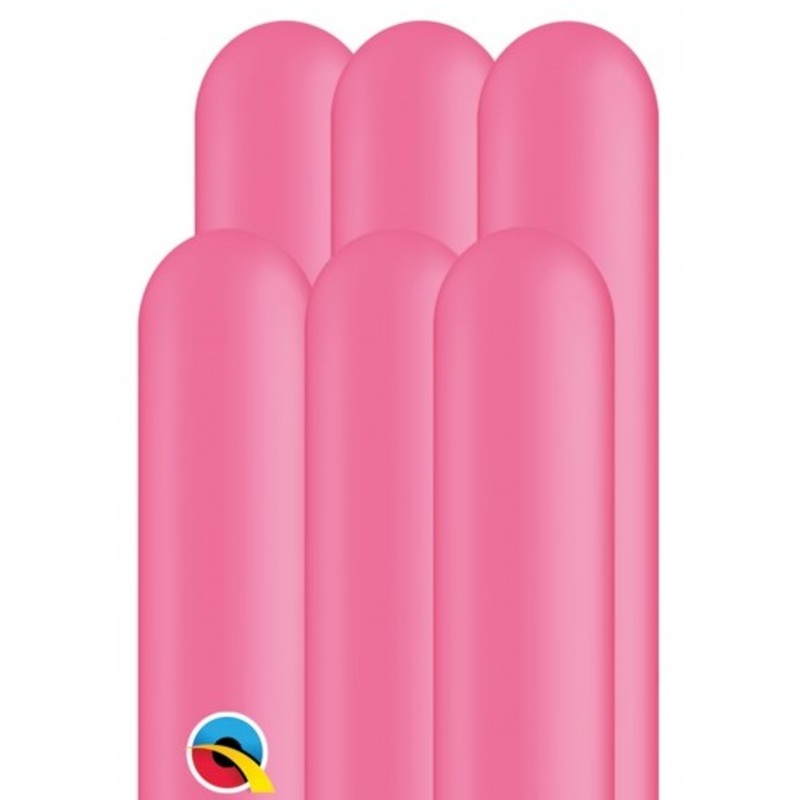 100 modeling balloons 260Q pink 1.5m
