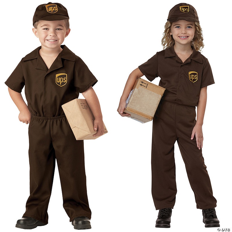 Toddler UPS Driver Costume|SMALL