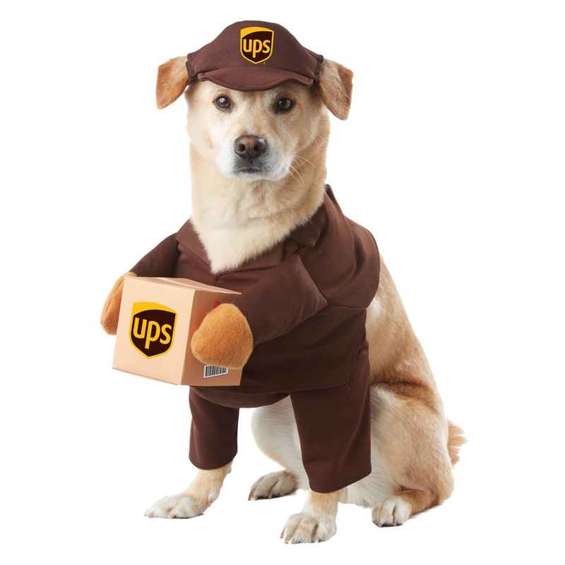 UPS Pal Pet Costume X-Small|X-Small|Small|Medium|Large