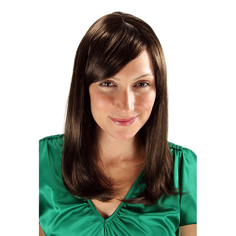 VERY CHIC Lady  Wig brunette BROWN STRAIGHT 3120-6 50 cm Peluca Parrucca
