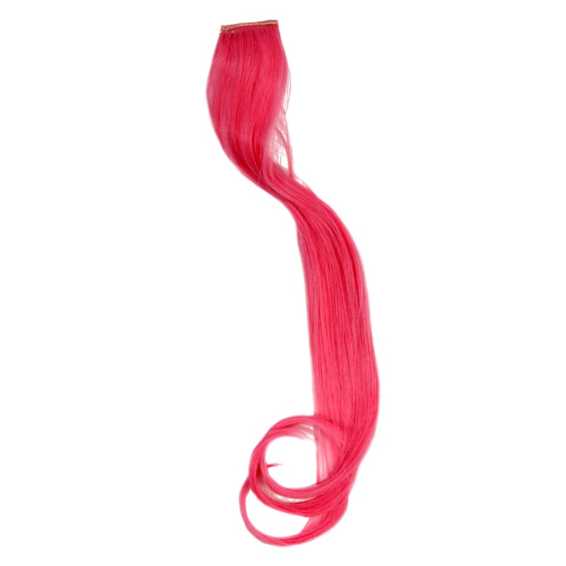 1 Clip-In Extension Strand Wavy Dark Pink YZF-P1C18-T1920