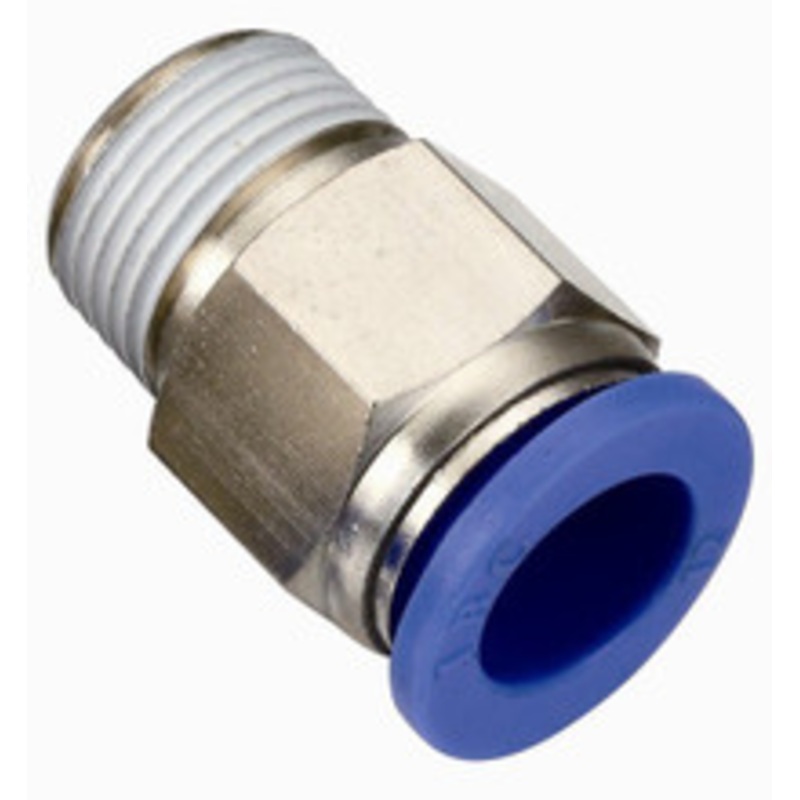 Male Straight Connector Push-On Fitting