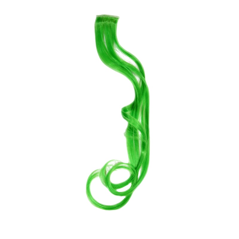 1 Clip-In Extension strand wavy neon green YZF-P1C18-TF2605