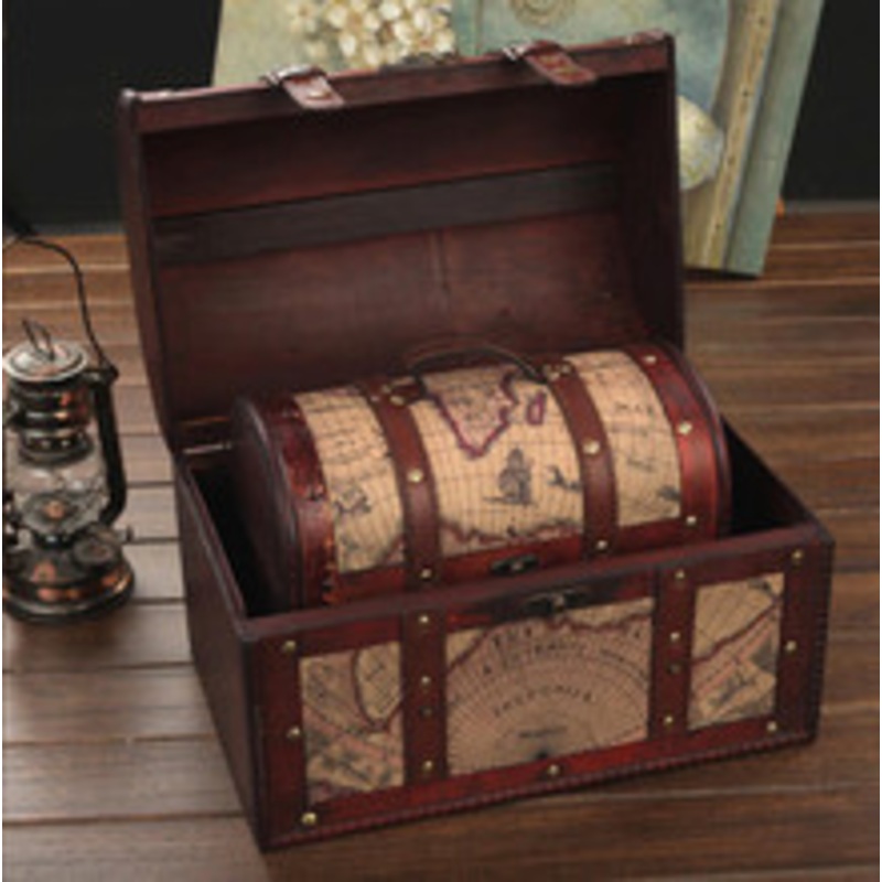 3-Pack Chests w/ Map Design – Escape Room Prop