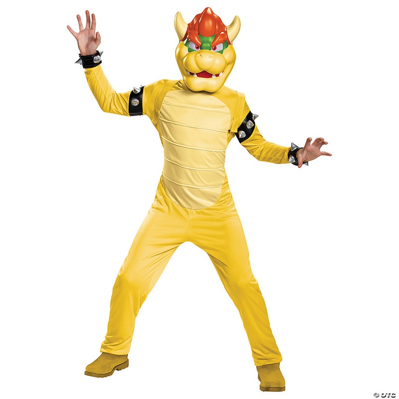 Kids Deluxe Super Mario Bros. Bowser Jumpsuit Costume