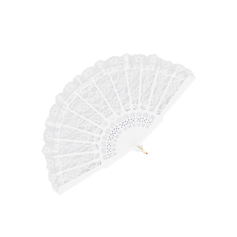 Lace Fan (White) Standard|Standard
