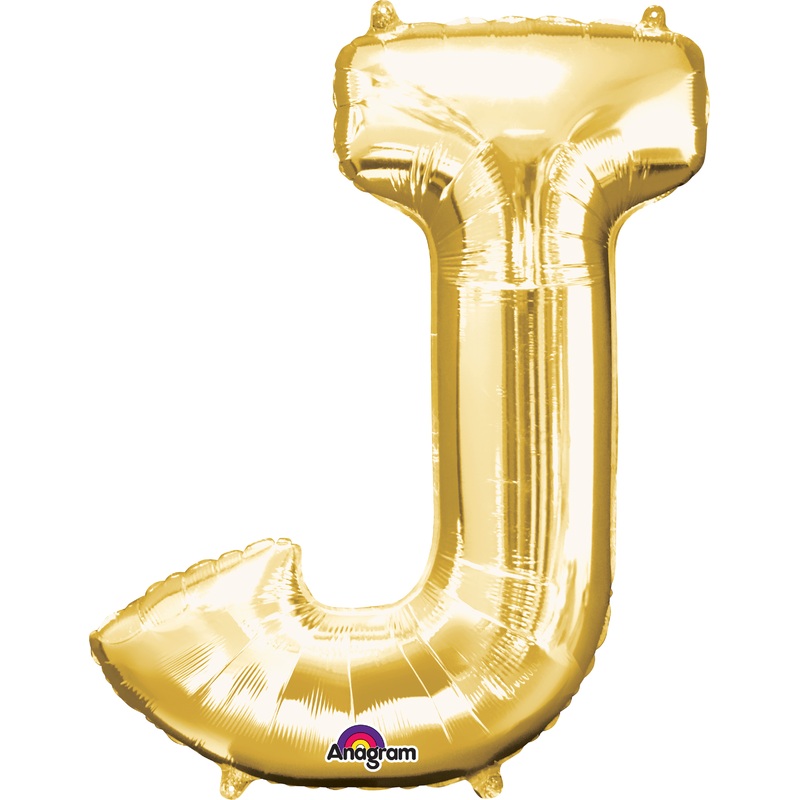Letter foil balloon gold 83cm