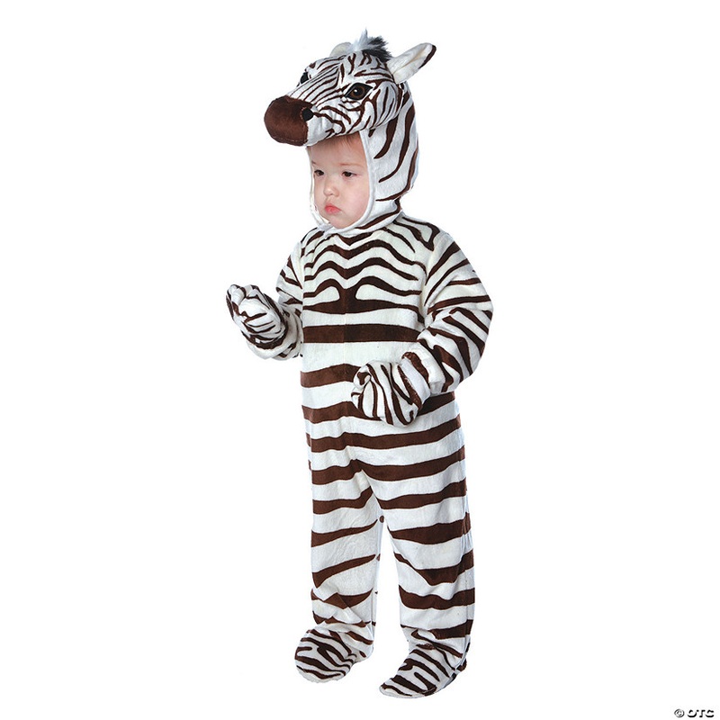Toddler Zebra Jumpsuit Costume – 2T-4T