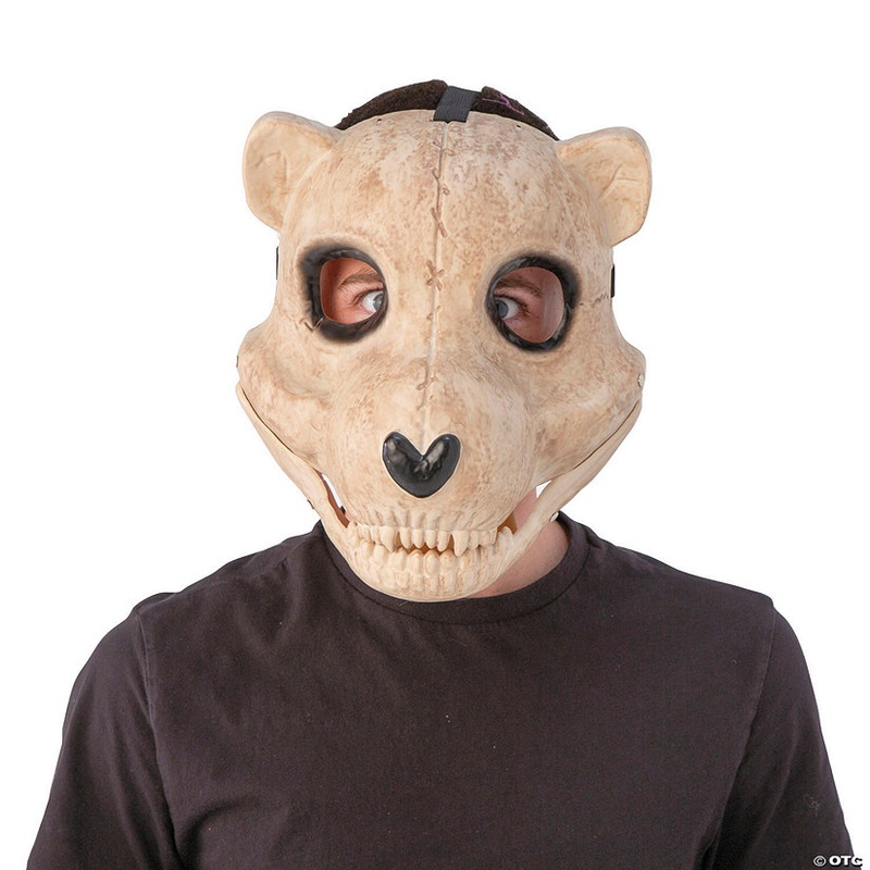 Skeleton Bear Full-Face Injection Plastic Mask