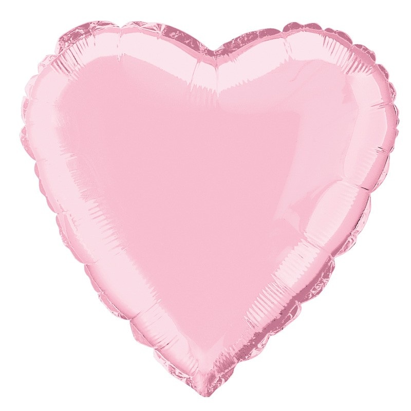 True Love pink heart balloon