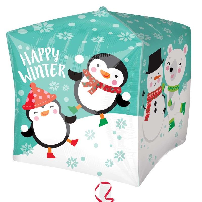 Cube balloon Funny animal winter fun
