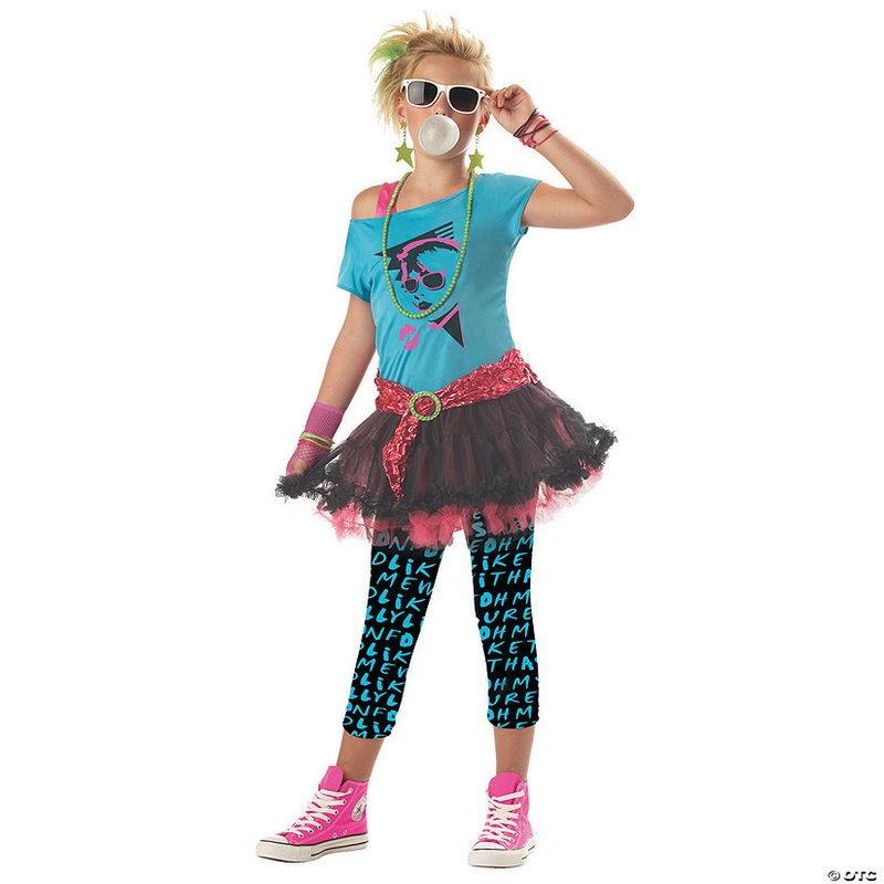 Girl’s 80s Valley Girl Costume