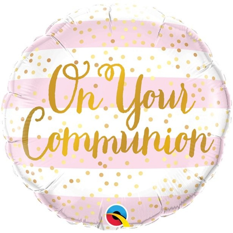 Rosa On your Communion foil balloon 45cm