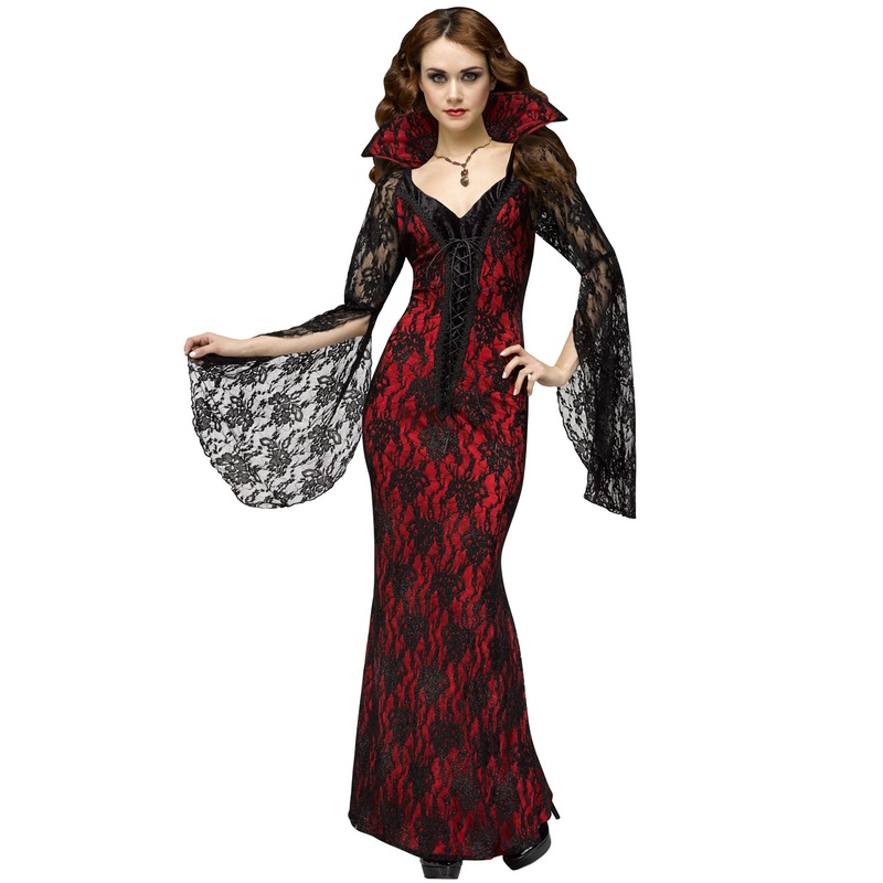 Vampiress Adult Costume Small|Small|Medium|Large