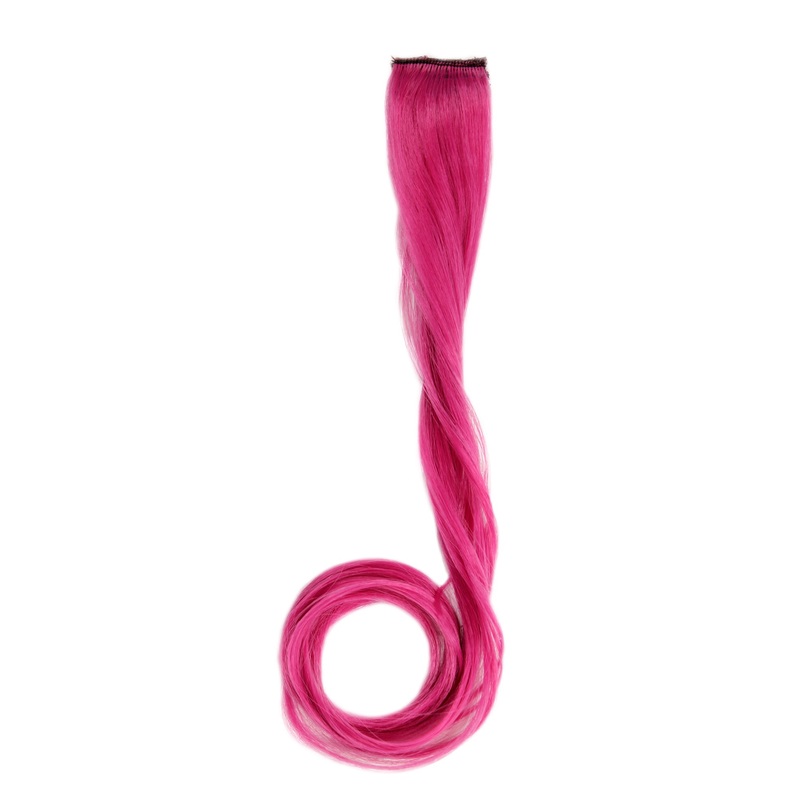 1 Clip-In Extension Strand wavy Dark Pink YZF-P1C18-T2127