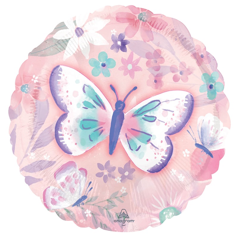 Butterfly Garden Foil Balloon 45cm