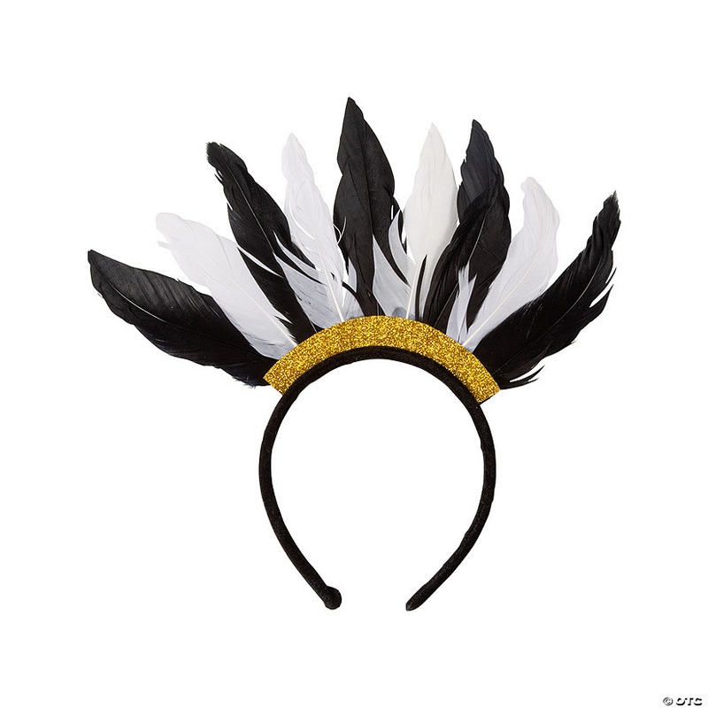 New Year’s Eve Feather Headbands – 12 Pc.