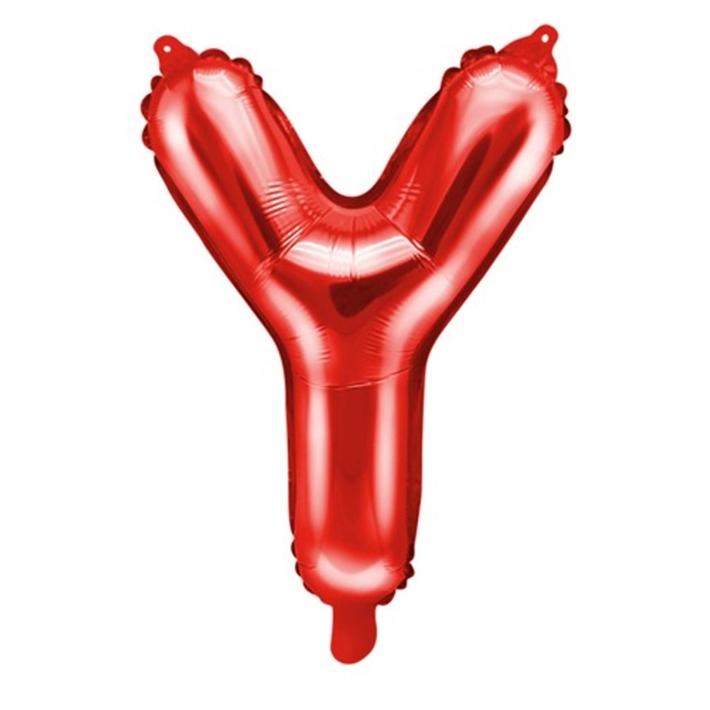 Red Y letter balloon 35cm