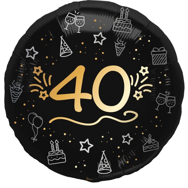 40th Glam Foil Balloon 45cm