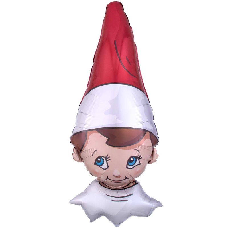 Christmas elf foil balloon 40 x 96cm