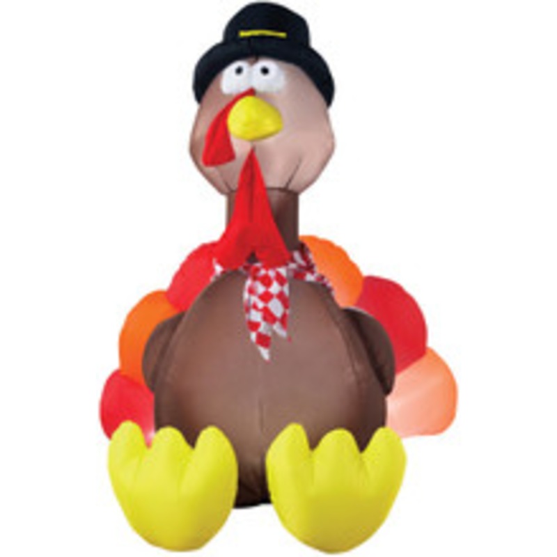 AIRBLOWN TURKEY W LIGHTS 6′
