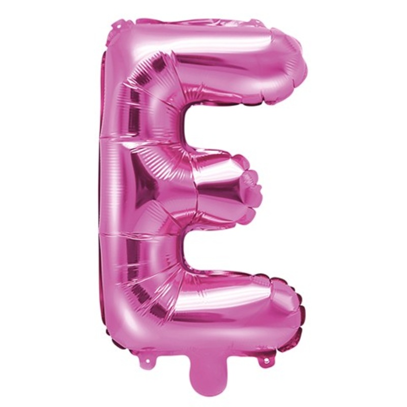 Foil balloon E fuchsia 35cm