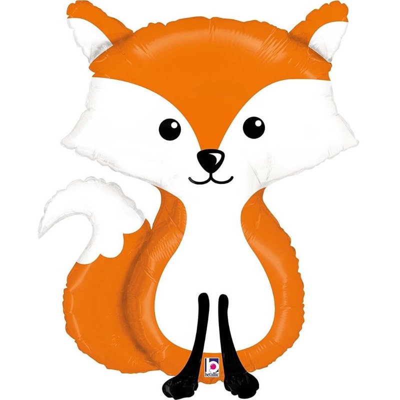 Little fox foil balloon 91cm