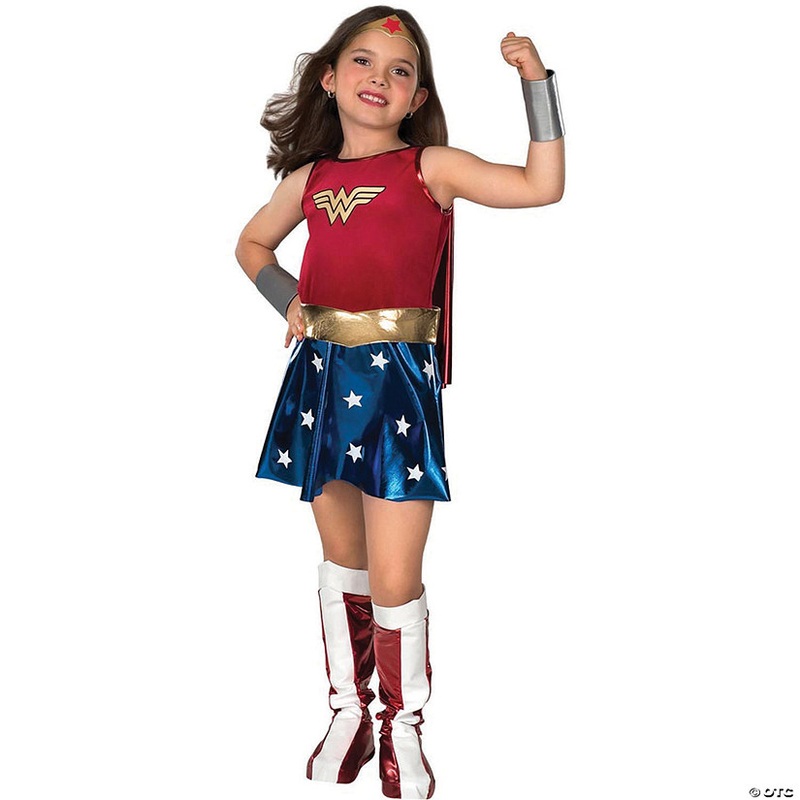 Girls Wonder Woman Superhero Costume