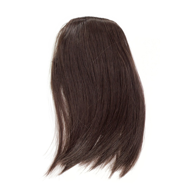 Hair Piece Clip in Bangs Fringe synthetic fiber brown hairpiece YZF-1088HT