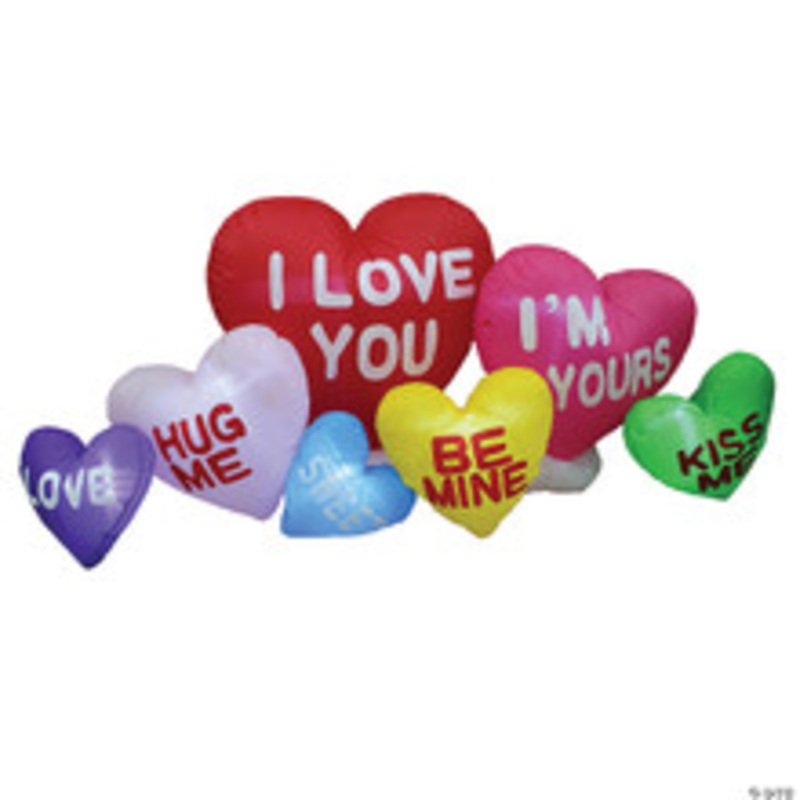 I Luv U Hearts Inflate 6.5′