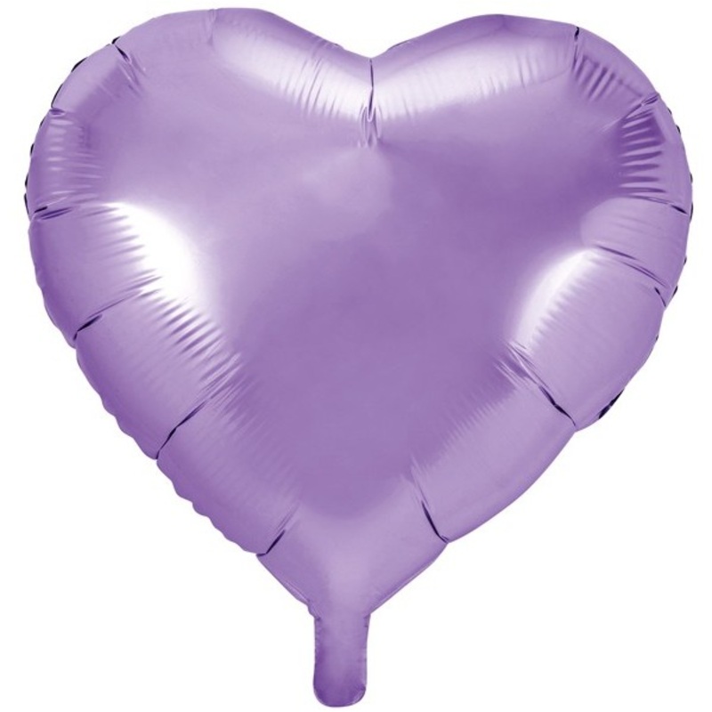 Herzilein foil balloon lavender 61cm