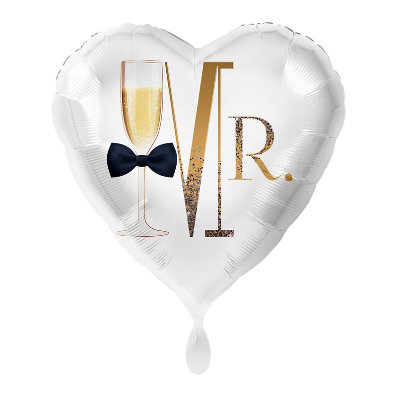 Mr. Heart Foil Balloon 43cm