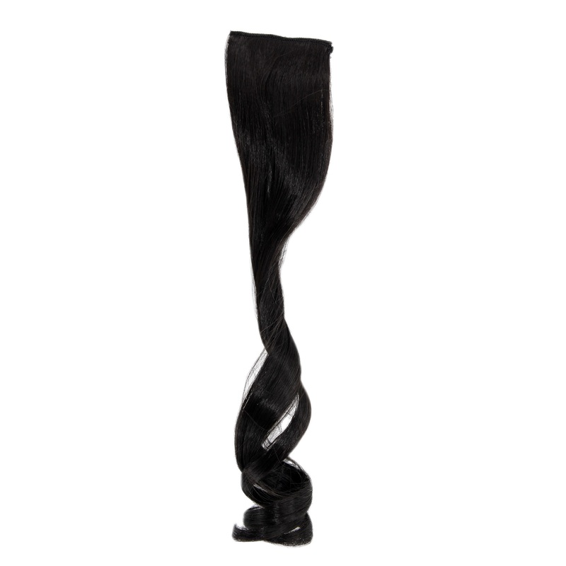 2 Clips Extension strand wavy 45 cm dark brown YZF-P2C18-4