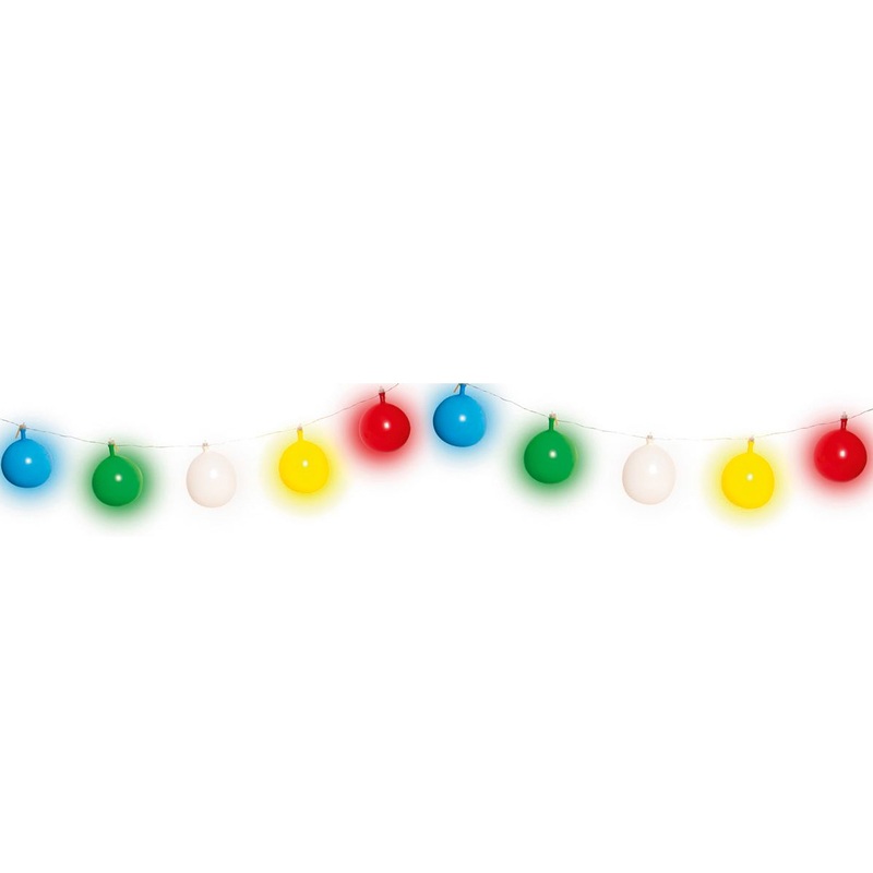 Colorful LED balloon garland Fiesta