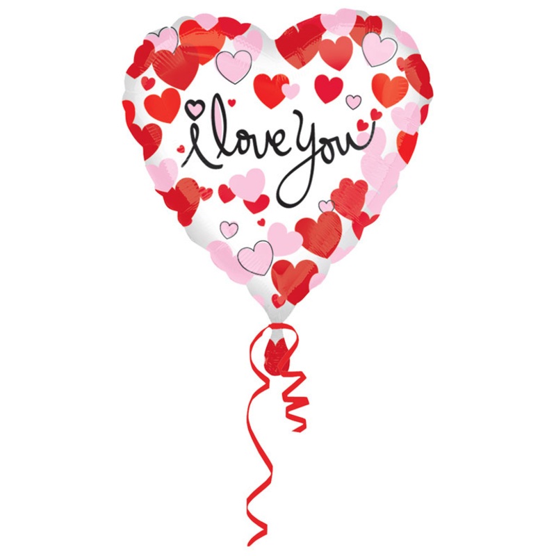 Eternal Love heart balloon 45cm