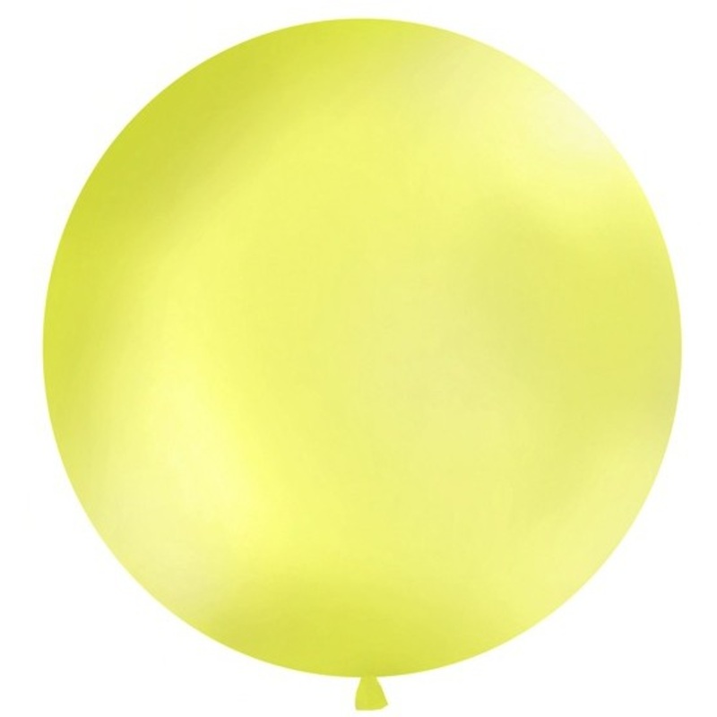 XXL metallic balloon party giant may green 1m