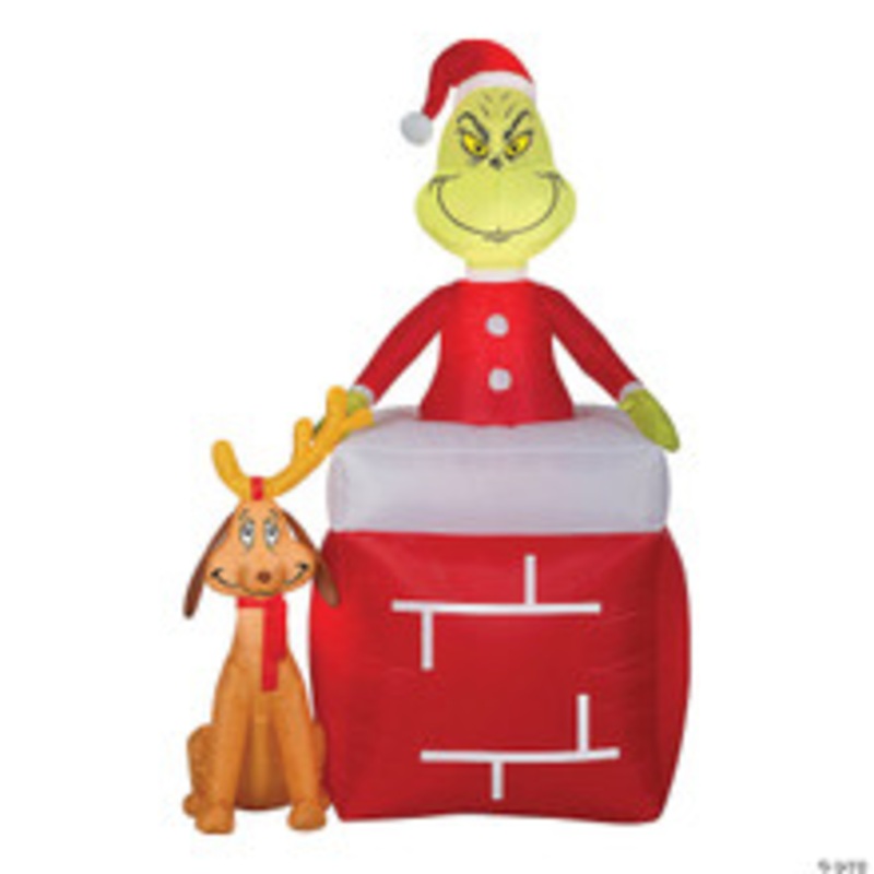 GRINCH W MAX MEDIUM AIRBLOWN