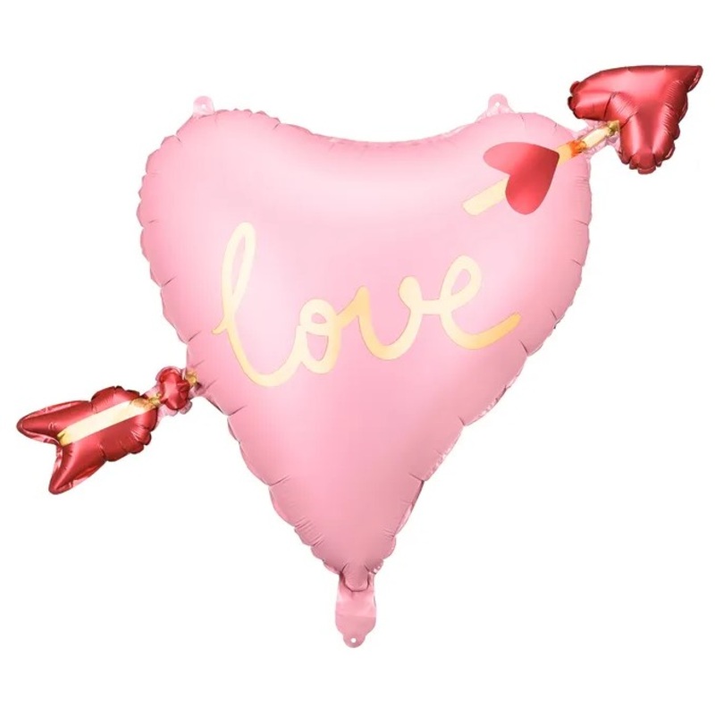 Love arrow foil balloon 66cm x 48cm