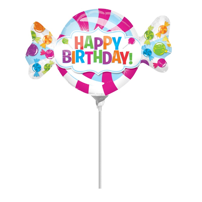 Stick balloon Sweet birthday candy