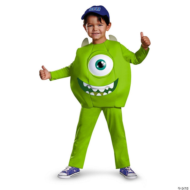 Toddler Deluxe Monsters University Mike Jumpsuit Costume – 2T