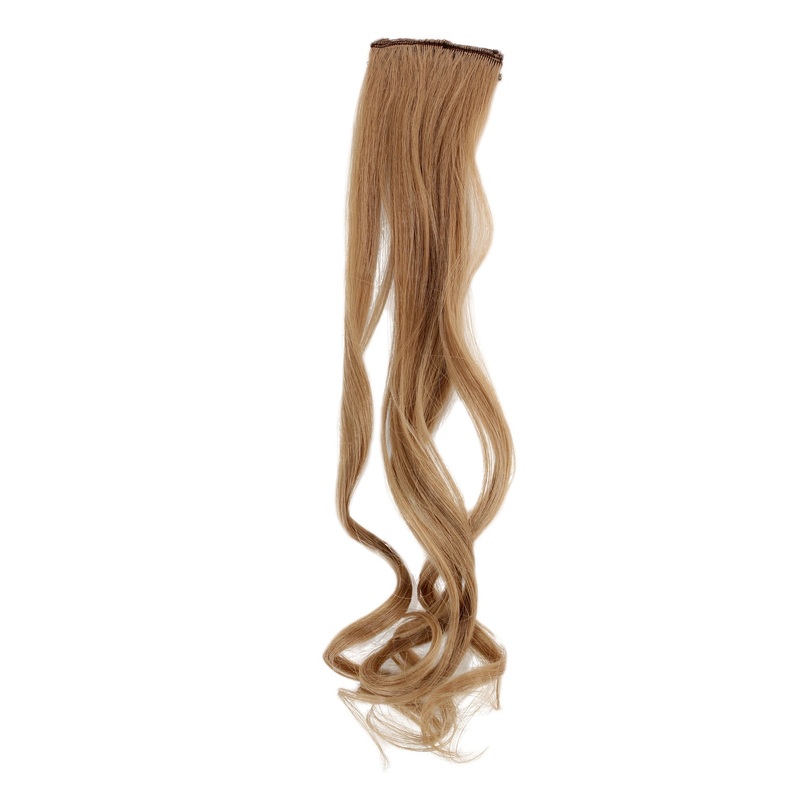 2 Clips Extension strand wavy 45 cm blonde YZF-P2C18-18