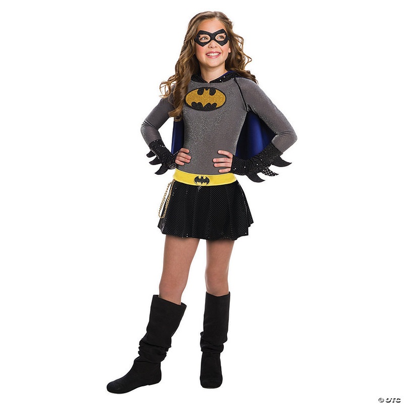 Girl’s Batgirl Dress Costume|SMALL|MEDIUM|LARGE